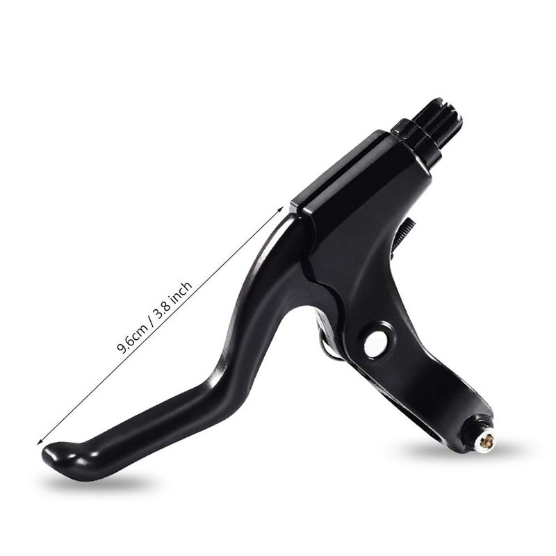 Yimaa 1 Pair Bicycle Brake Levers Universal Bike Brakes Handle Replacement Aluminum Bycicle Parts and Accessories for Mountain Bike, Road Bike, Folding Bike, MTB, 2.2cm Diameter - Image 4